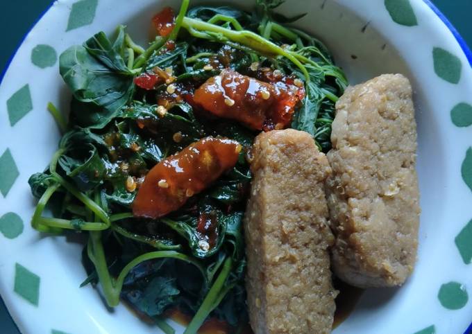 Cara bikin Plecing bacem tempe gembus Cara bikin Plecing bacem tempe gembus