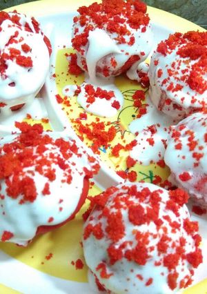 A picture of Red Velvet CupCakes / How to Make Cupcakes / Eggless CupCakes.