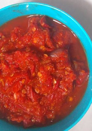 Foto resep Sambal terasi pedas