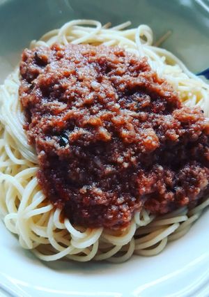 Φωτογραφία της συνταγής Μακαρόνια με κιμά vegan