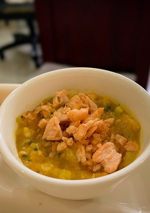 Hình của món Soup cá hồi baby.