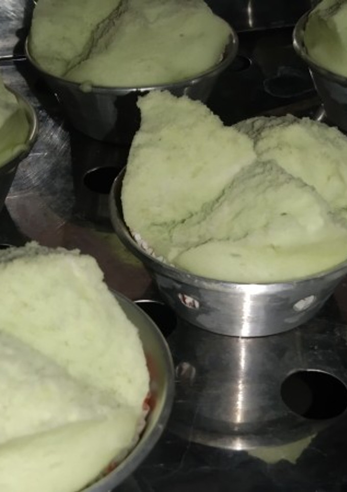 Foto resep Bolu kukus pandan mekar
