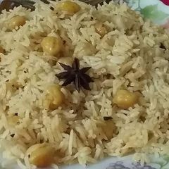 Chick peas pulav A picture of Chick peas pulav.