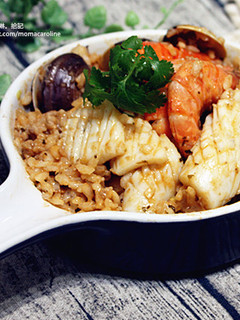 蕃茄海鮮燉飯 的食譜成品照片