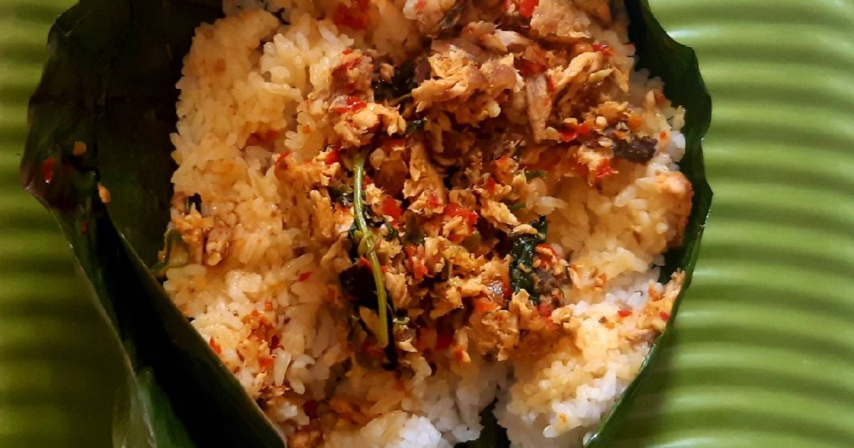 42 resep nasi bakar ikan cakalang enak dan mudah Cookpad