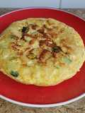 Spanish Potato and Zucchini Omelette