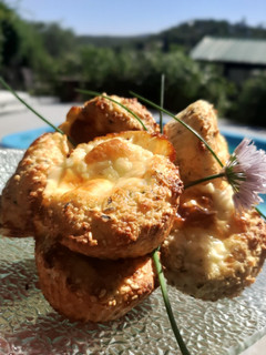 Una foto de Muffins de queso sin harina keto