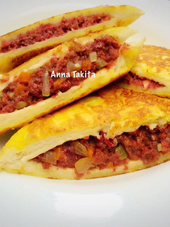 Foto resep Sandwich Goreng isi Kornet