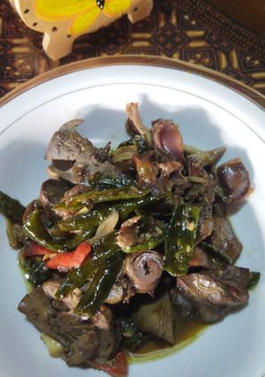 Foto resep Ati Ampela Cabe Ijo Dikecapin
