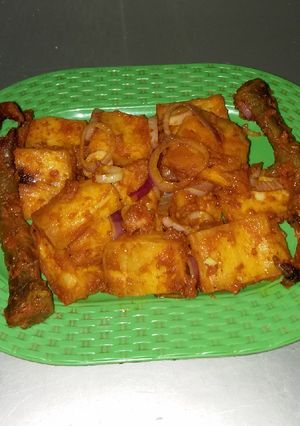 A picture of Stewed Fried Yam.