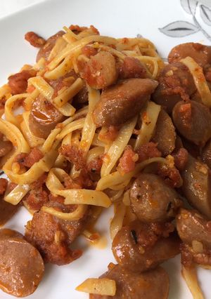 Foto resep Pasta sosis kornet bolognese