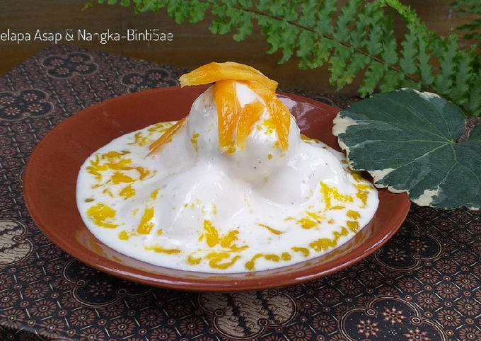 Resep Es Krim Kelapa Asap & Nangka oleh Binti Sae - Cookpad