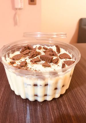 Una foto de Marquesa de pudín de leche condensada