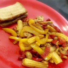 A picture of Baby corn masala.