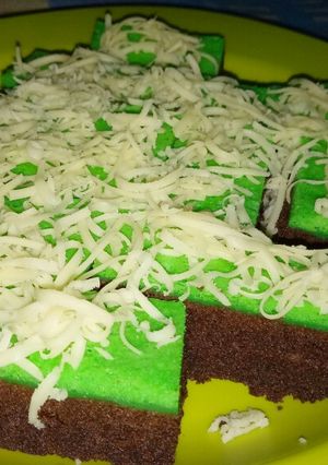 Foto resep Brownies coklat pandan