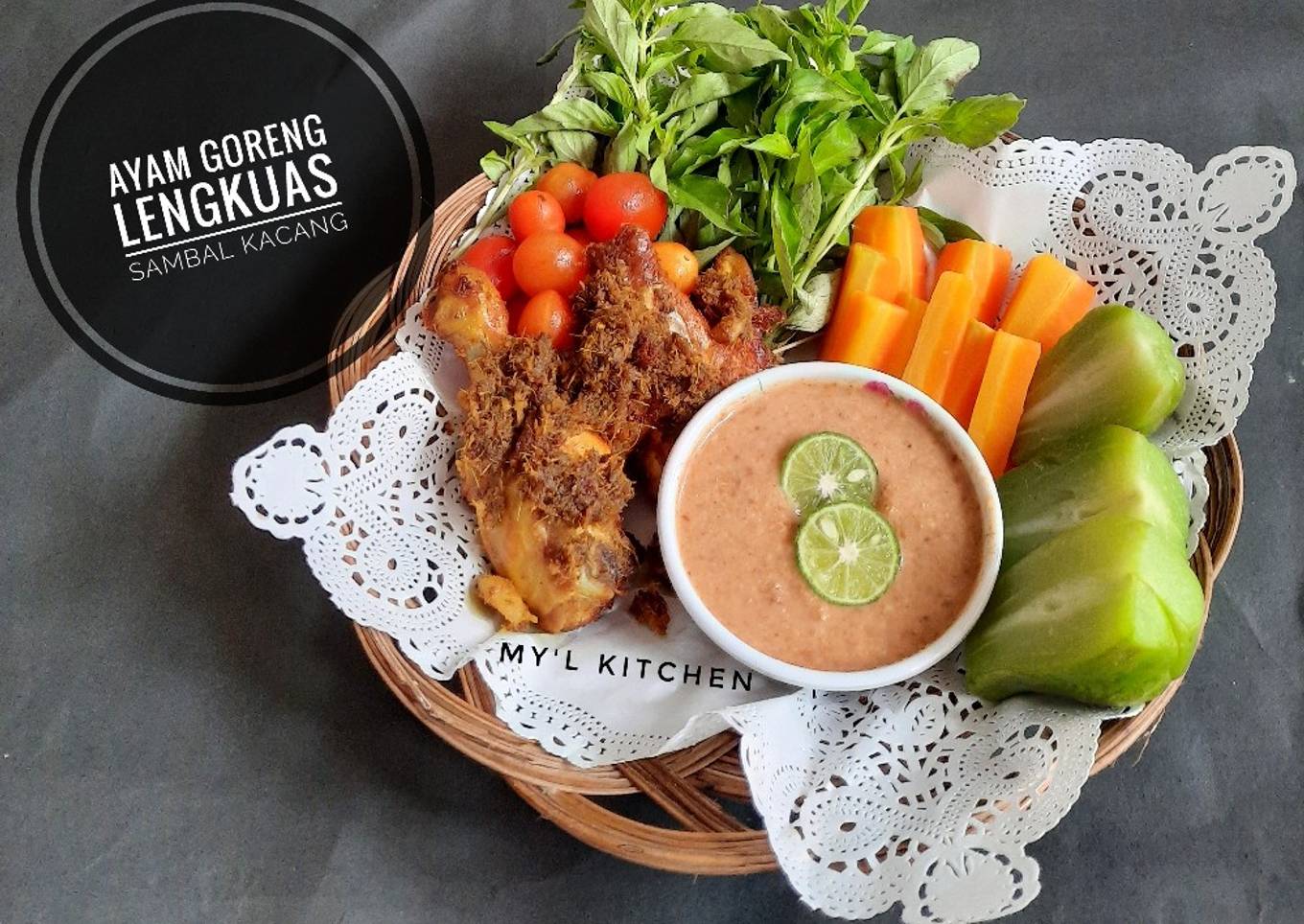 Ayam Goreng Lengkuas Sambal Kacang