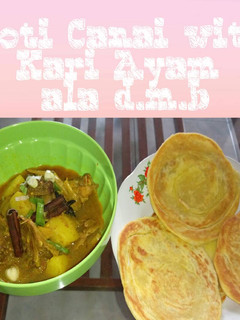 Foto resep Roti Canai with Kari ayam