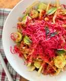 🌱 Nui Trofie Trộn Pesto Tỏi Ớt & Phô Mai Pink Queen (Vegetarian)