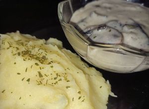 Foto resep Mashed Potato & Mushroom Sauce