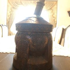 A picture of Jordanian Bedouin (مهباش)Coffee Grinder.