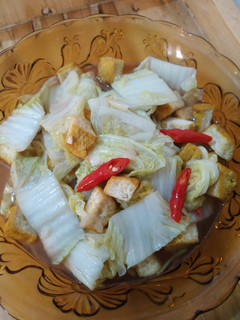 Foto resep Tumis sawi putih tahu