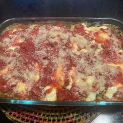 Una foto de Lasagna de Berenjenas