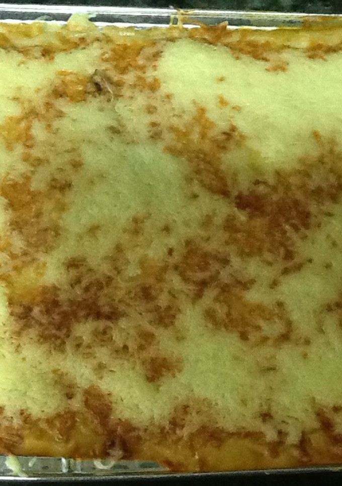 Una foto de Lasaña de verdura con queso de cabra