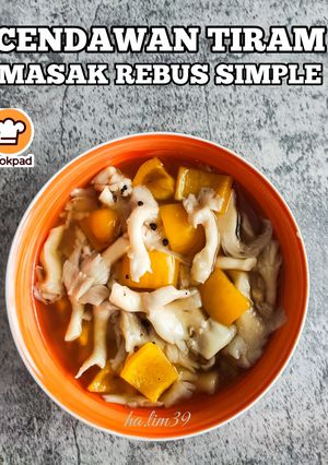 Gambar Cendawan Tiram Masak Rebus Simple
