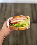 Sándwich completo en pan lactal tipo artesano