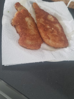 Una foto de Pollo empanado