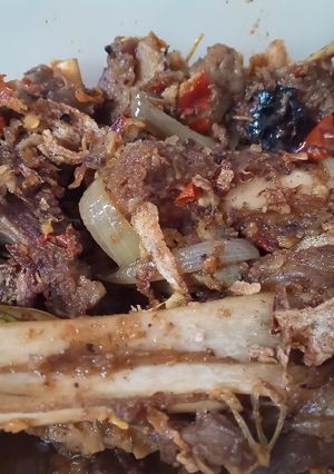 Foto resep Oseng kambing rempah