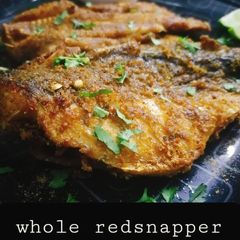 A picture of Whole Fried Red Snapper😉.