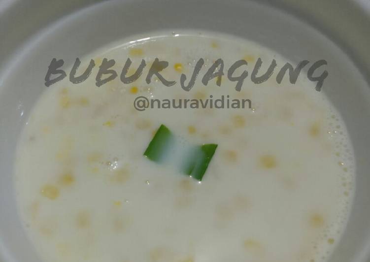 Bubur Jagung Tanpa Santan