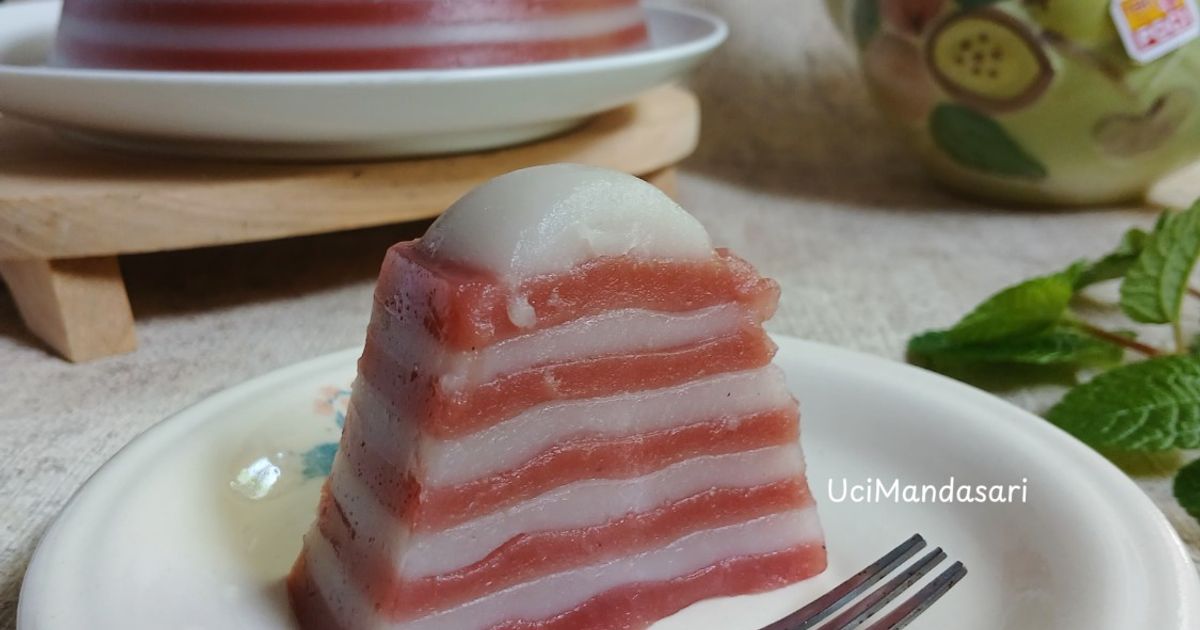 Kue Lapis Teh Poci Leci