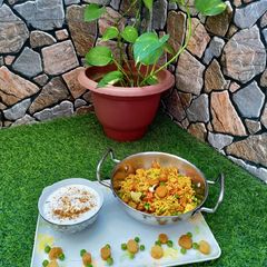 A picture of Gatta pulao.