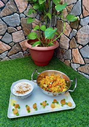 A picture of Gatta pulao.