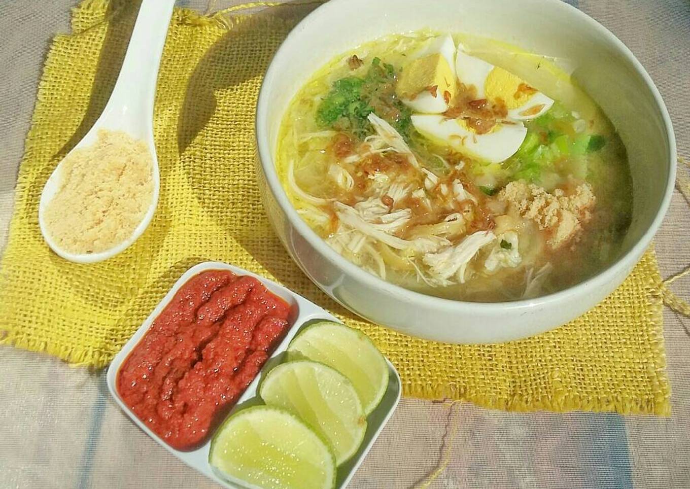 Soto ayam lamongan #pr_recookmasakanberkuah