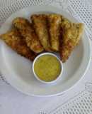 Crispy Fish Fillets with Mustard Sauce