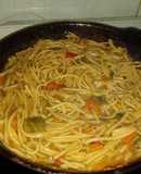 Lo Mein Noodles with veggies