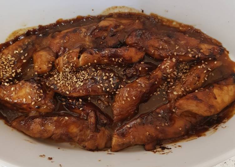 Recipe of Favorite Hoisin Sweet Chilli Chicken 😀
