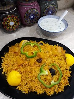 صورة لوصفة معدّسْ كويتي - رز مع عدس