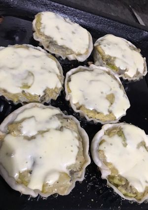Una foto de Tarteletas de zucchini y berenjena