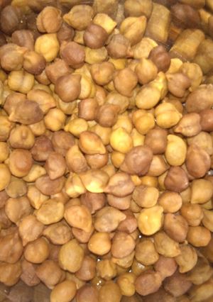 A picture of Boiled chana.