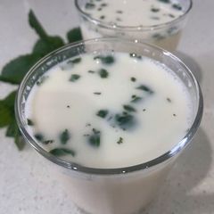 A picture of Isabgol buttermilk.