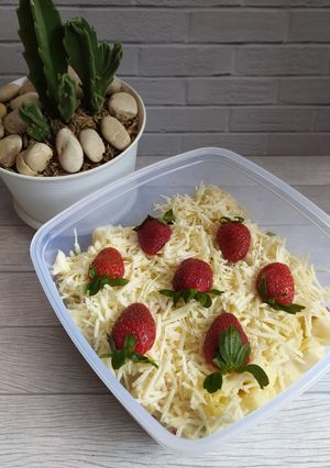Foto resep Salad Buah Simple