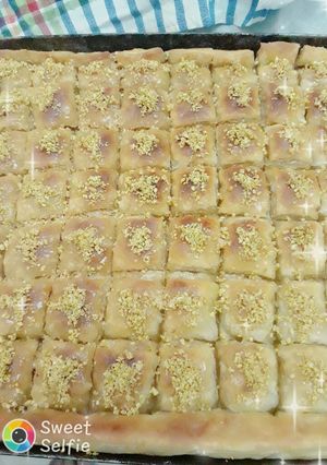 صورة لوصفة بقلاوة سورية لابات افيلو