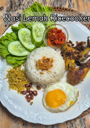 Foto resep Nasi Lemak Ricecooker