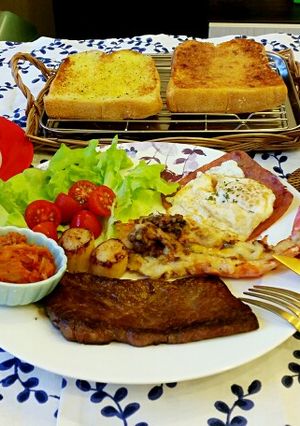 西式早餐 的食譜成品照片