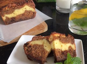 Foto resep Cheesecake filled Banana Bread
