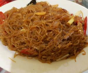 Gampangnya Membuat Sohun Goreng Mantul Banget